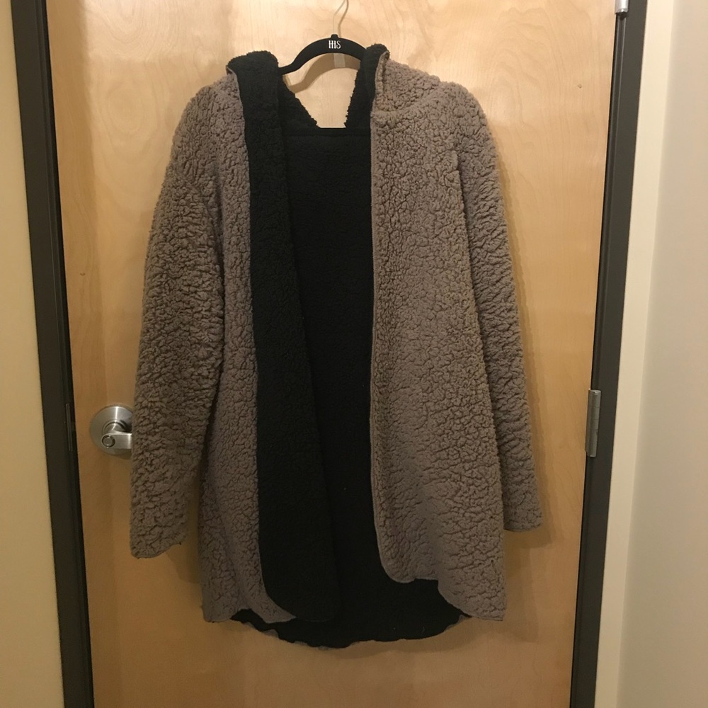 Urban Outfitters Reversible Teddy Coat